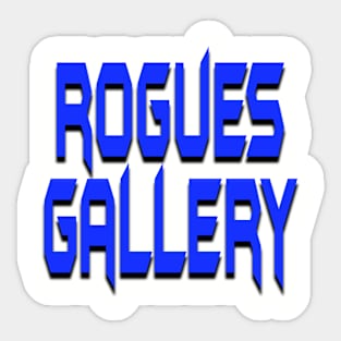 ROGUES GALLERY Title Logo Sticker